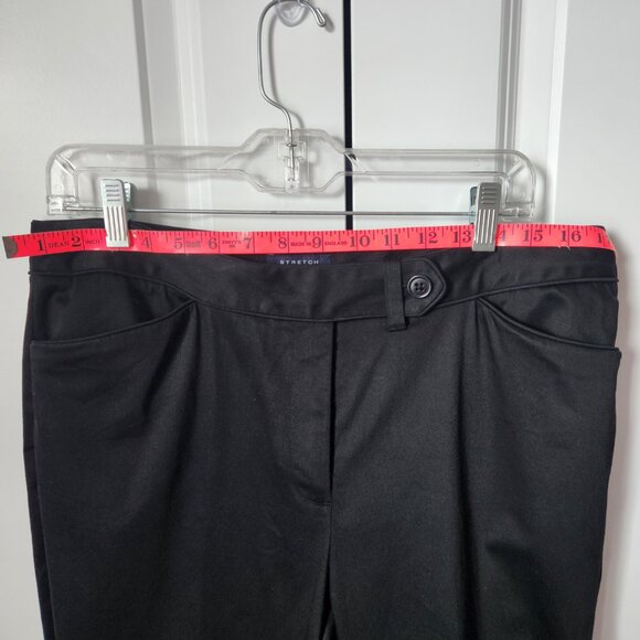 Jones New York Women's Signature Stretch Black Pants Size 12 - Picture 4 of 8